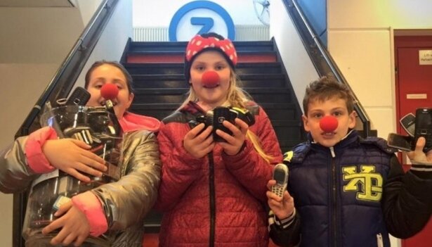 Spreekbeurt en inzamelingsactie voor CliniClowns.